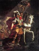 PRETI, Mattia St. George Victorious over the Dragon af oil on canvas